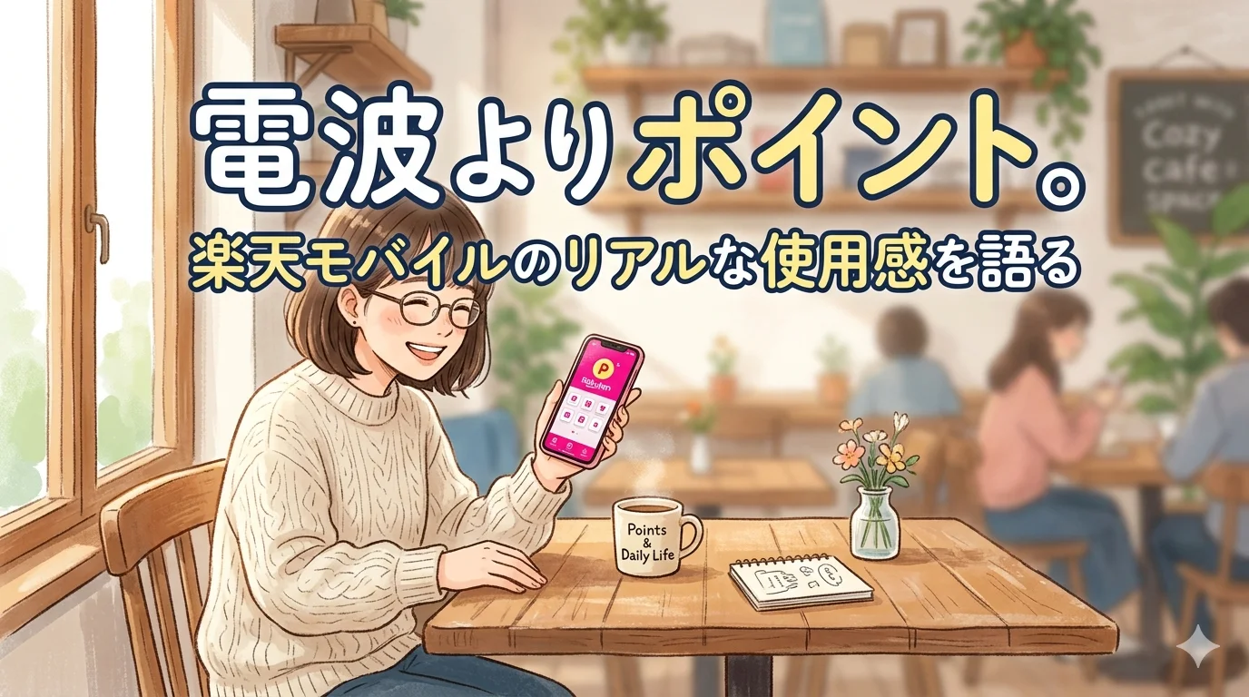 電波よりポイント。楽天モバイルのリアルな使用感を語る