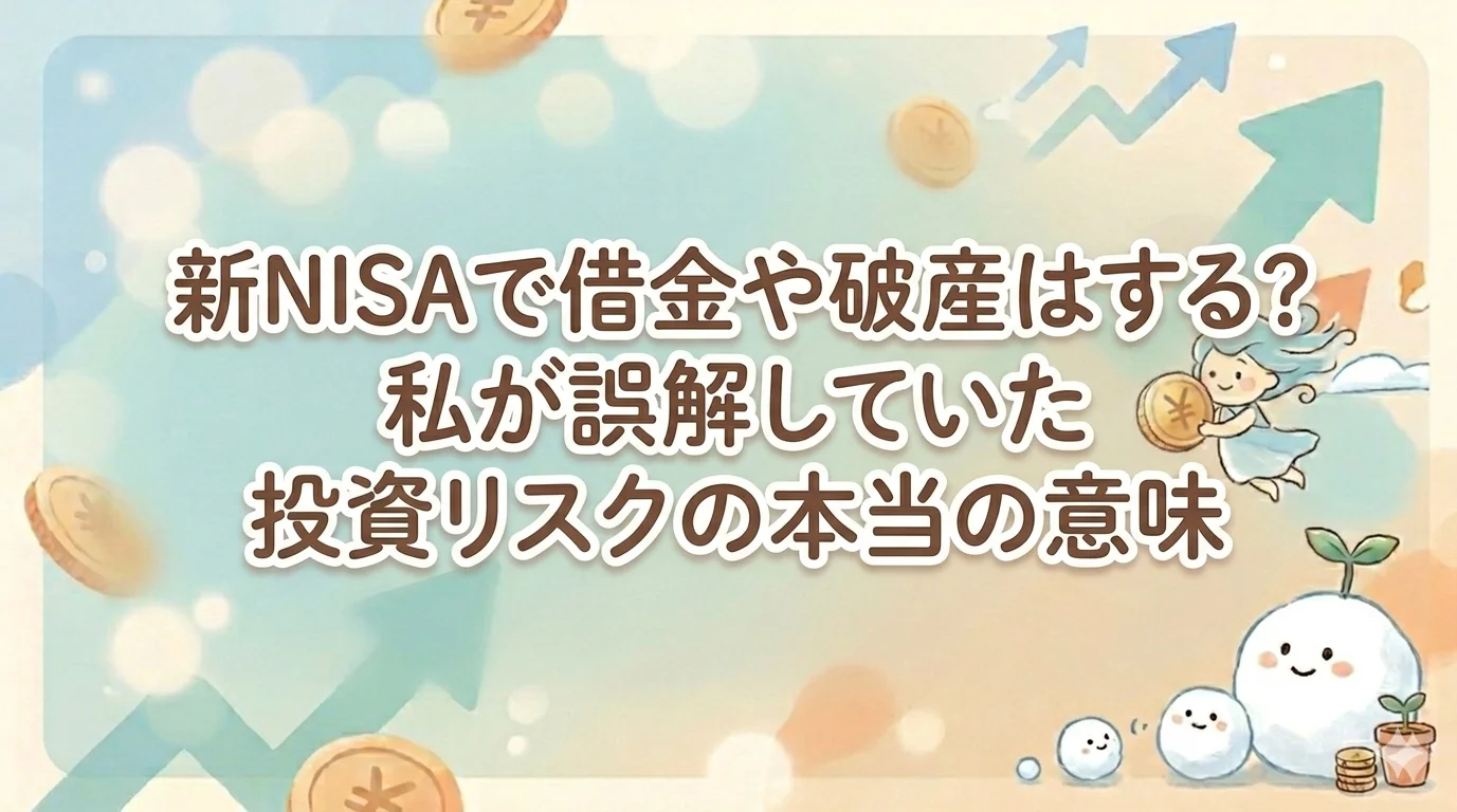 新NISAで借金や破産はする？私が誤解していた投資リスクの本当の意味